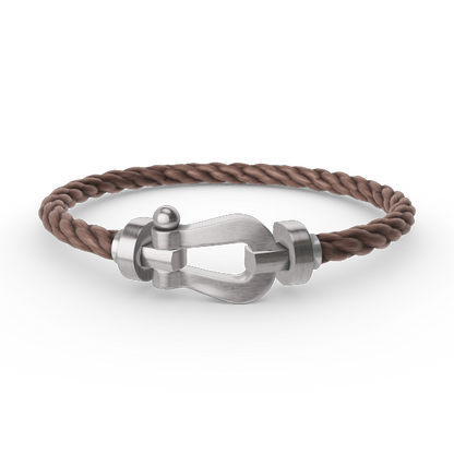 [Garvey ]FORCE LARGE HORSESHOE NO DIAMOND BRACELET SILVER