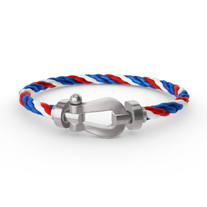 [Garvey ]FORCE LARGE HORSESHOE NO DIAMOND BRACELET SILVER