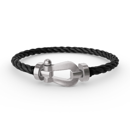 [Garvey ]FORCE LARGE HORSESHOE NO DIAMOND BRACELET SILVER