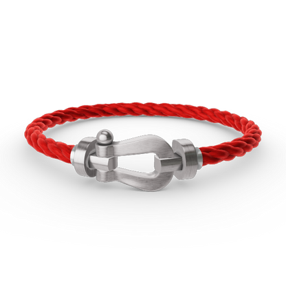 [Garvey ]FORCE LARGE HORSESHOE NO DIAMOND BRACELET SILVER