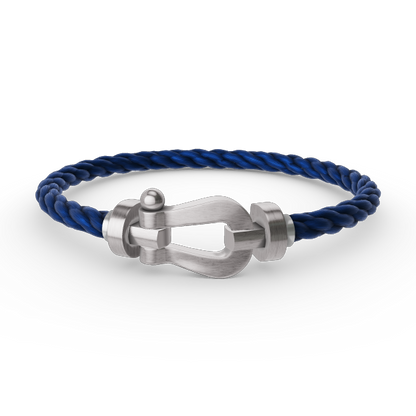 [Garvey ]FORCE LARGE HORSESHOE NO DIAMOND BRACELET SILVER