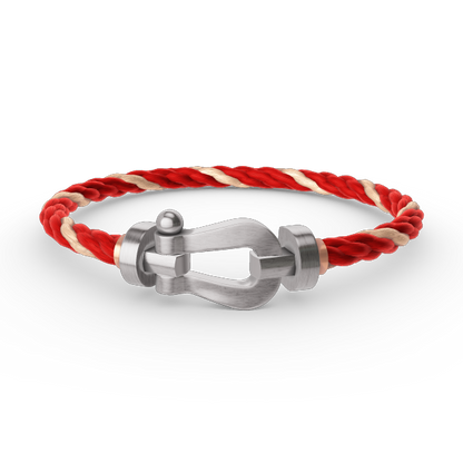 [Garvey ]FORCE LARGE HORSESHOE NO DIAMOND BRACELET SILVER
