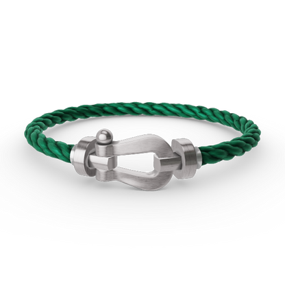 [Garvey ]FORCE LARGE HORSESHOE NO DIAMOND BRACELET SILVER