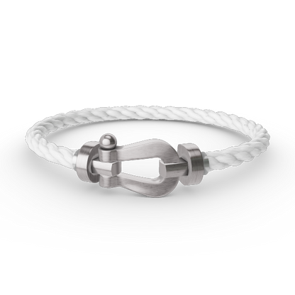 [Garvey ]FORCE LARGE HORSESHOE NO DIAMOND BRACELET SILVER