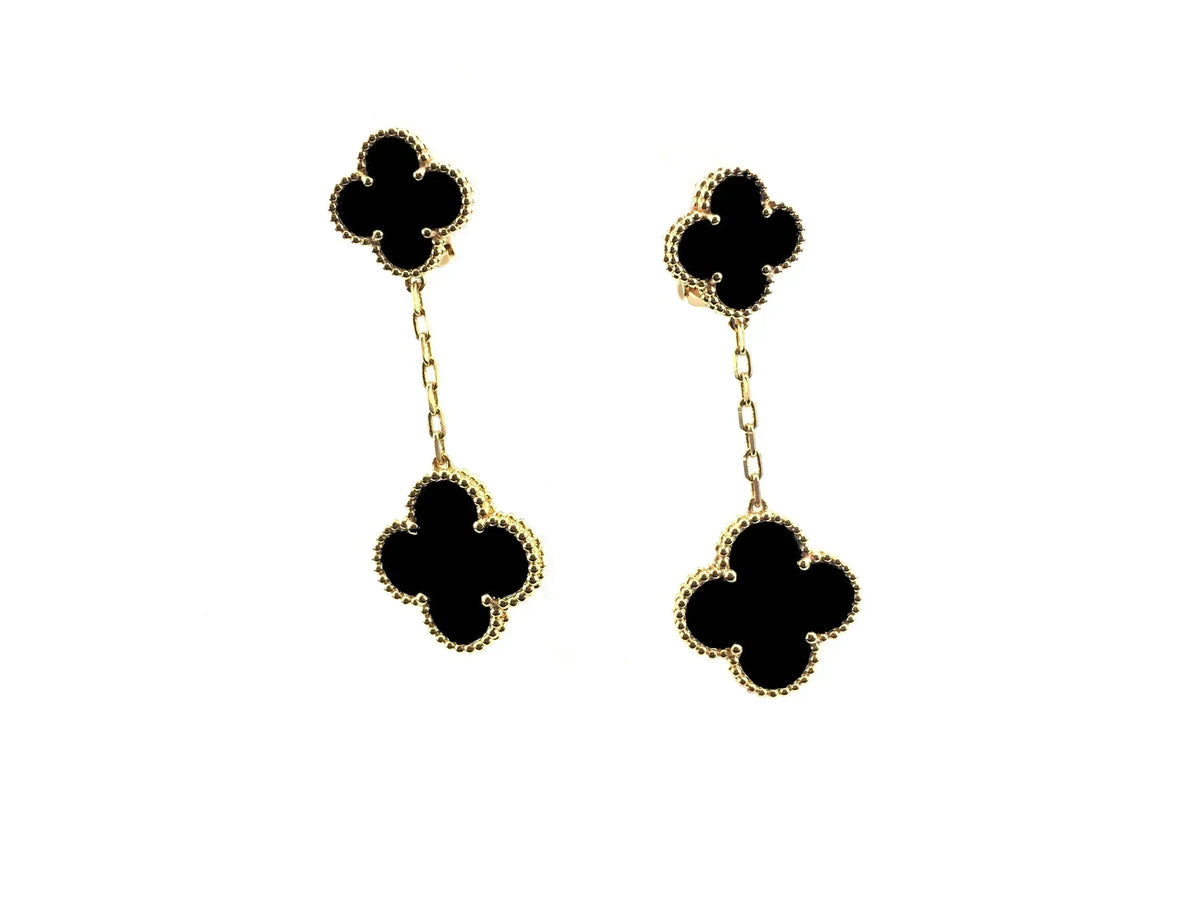 [Garvey ]CLOVER 2 MOTIFS  EARRINGS (MULTIPLE CHOICESC
