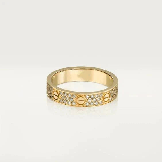 [Garvey ]LOVE RING 3.6MM DIAMOND PAVED