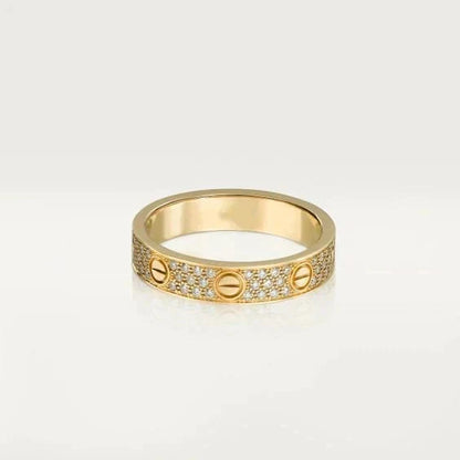 [Garvey ]LOVE RING 3.6MM DIAMOND PAVED